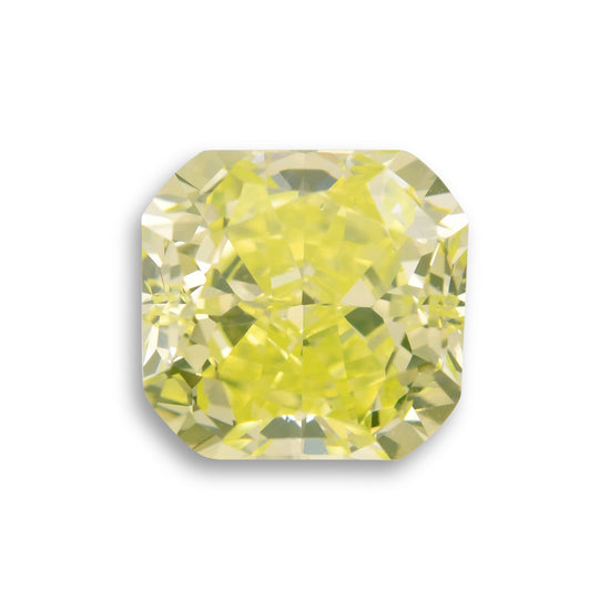 1.07 carati, verde-giallo intenso fantasia, taglio cuscino, diamante VS2 GIA
