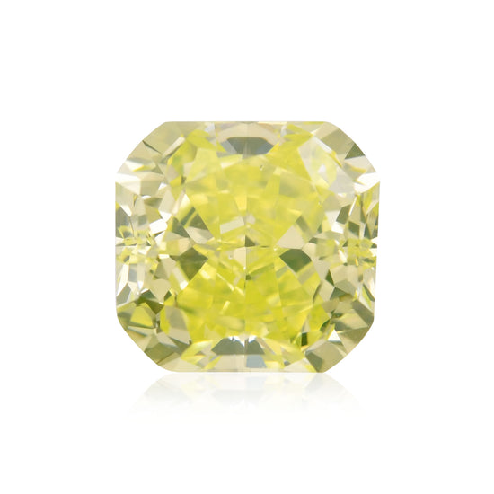 1.07 carati, verde-giallo intenso fantasia, taglio cuscino, diamante VS2 GIA