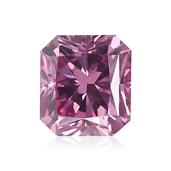 0.23 Karat Fancy Vivid Purplish Pink Radiant Diamant SI1 ARGYLE & GIA
