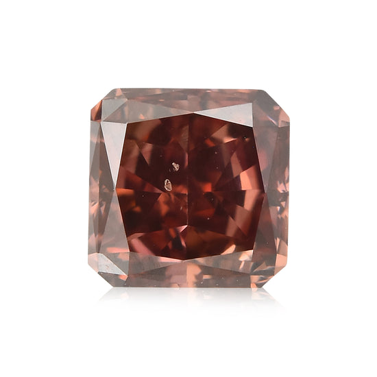 Diamante Radiant Fancy Deep Brownish Pink da 0,40 carati SI1 GIA