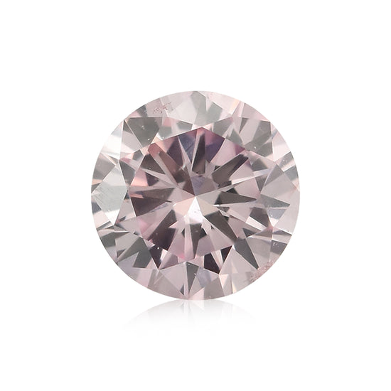 Diamante Argyle rotondo a taglio brillante, Fancy Pink, 0,16 carati, SI2, GIA