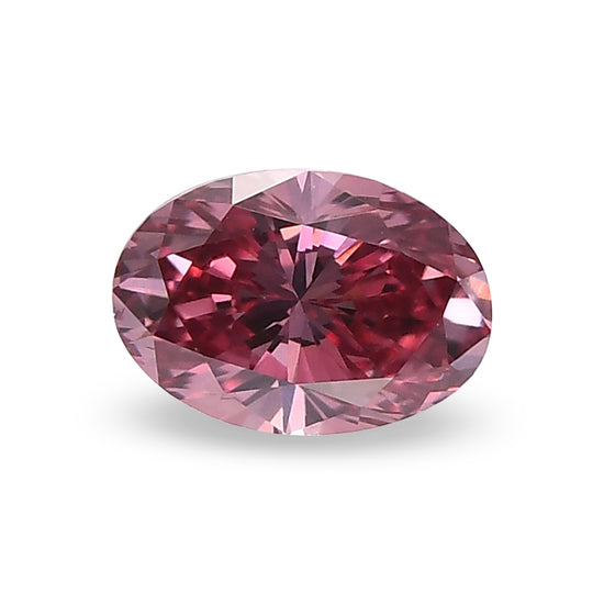 0.44 Carat Fancy Deep Pink Oval Argyle Diamond VS2 GIA