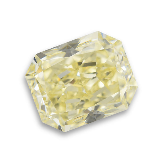 1.23 carati Fancy Light Yellow Radiant Diamond VVS2 GIA
