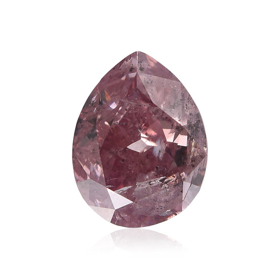 Diamante GIA a pera, rosa porpora intenso fantasia, 1,02 carati (I1)