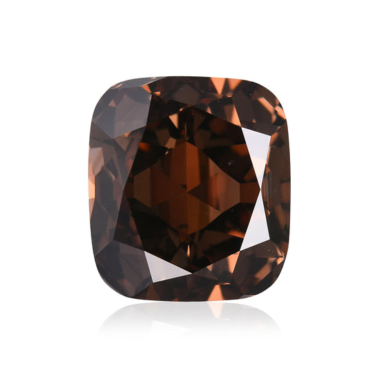 6.32 Karat Fancy Dark Pink Brown Kissen Diamant SI1 GIA