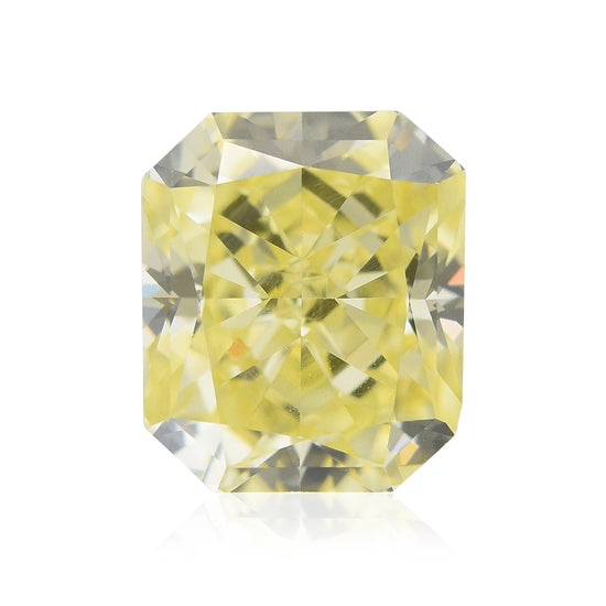 0,90 Karat Fancy Yellow Radiant Diamant VS1 GIA