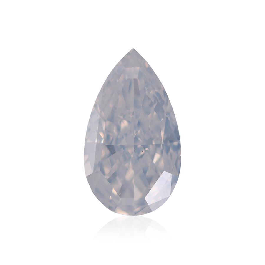 1.25 Carat Fancy White Pear Diamond I2 GIA