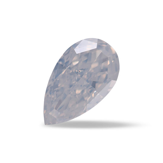 1.25 Carat Fancy White Pear Diamond I2 GIA