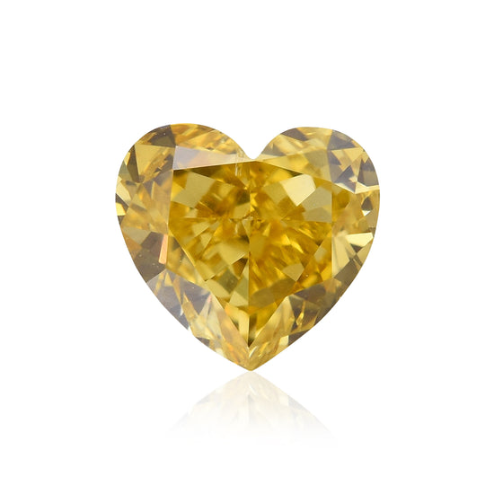 0,60 Karat Fancy Intense Orangy Yellow Herz-Diamant SI1 GIA