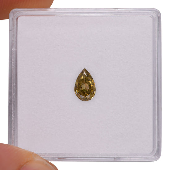 0.38 Carat Chameleon Pear Diamond SI1 GIA
