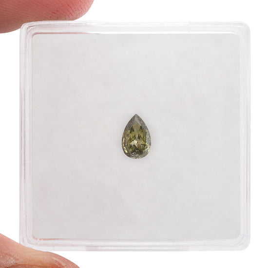 0.24 Carat Chameleon Pear Diamond (I2) GIA