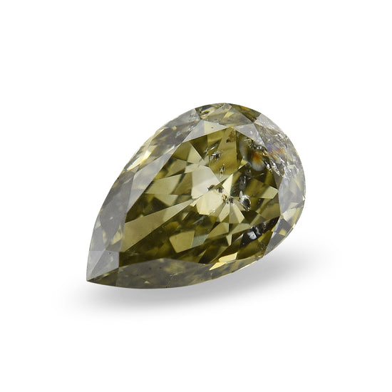 0.24 Carat Chameleon Pear Diamond (I2) GIA