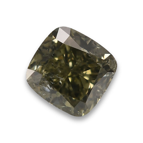 0.38 Carat Chameleon Cushion Diamond I2 GIA
