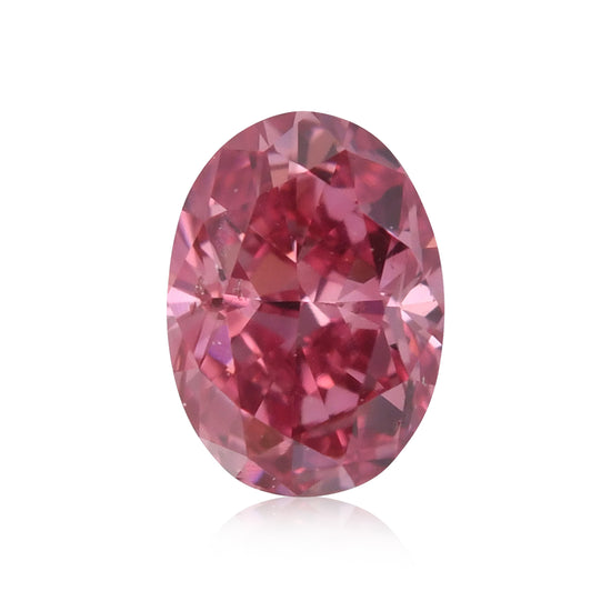 0.13 Carati Diamante Ovale Fancy Vivid Pink (VS) GIA