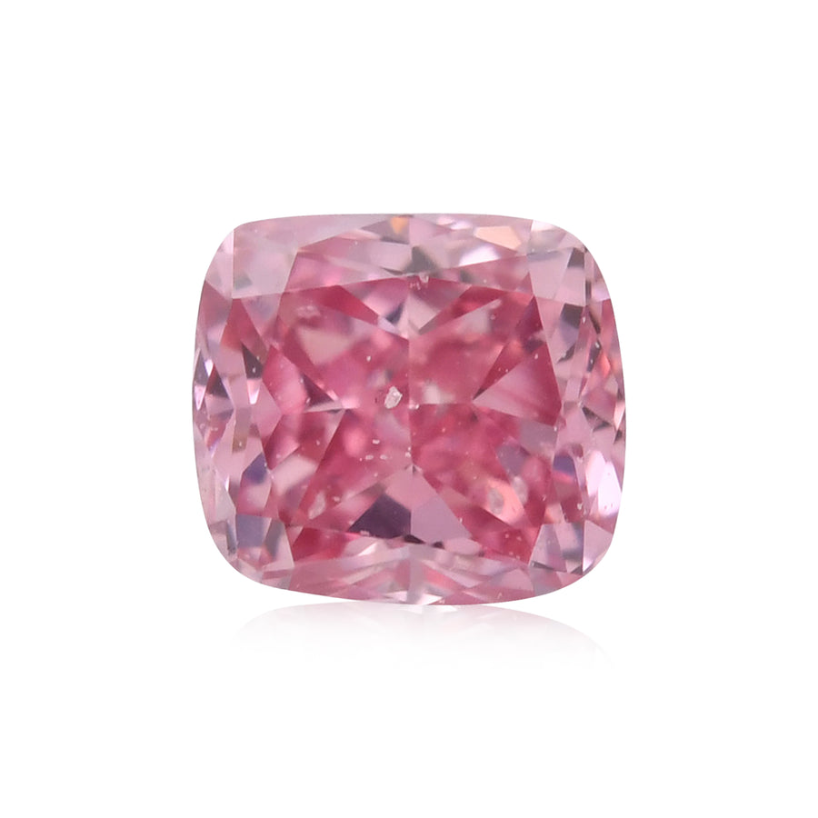 0.16 Carat Fancy Intense Purplish Pink Cushion Diamond SI2 GIA