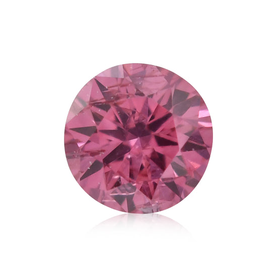 0.05 Carat Fancy Deep Purplish Pink Round Brilliant Diamond (VS) GIA