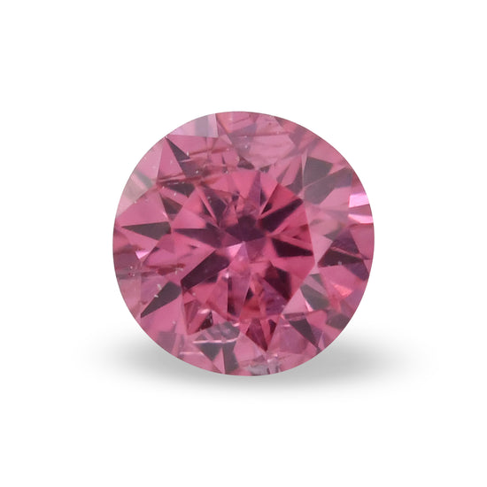 0.05 Carat Fancy Deep Purplish Pink Round Brilliant Diamond (VS) GIA