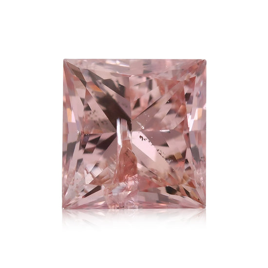 Diamante principessa rosa-arancio brunastro fantasia, 0,55 carati (SI2) GIA