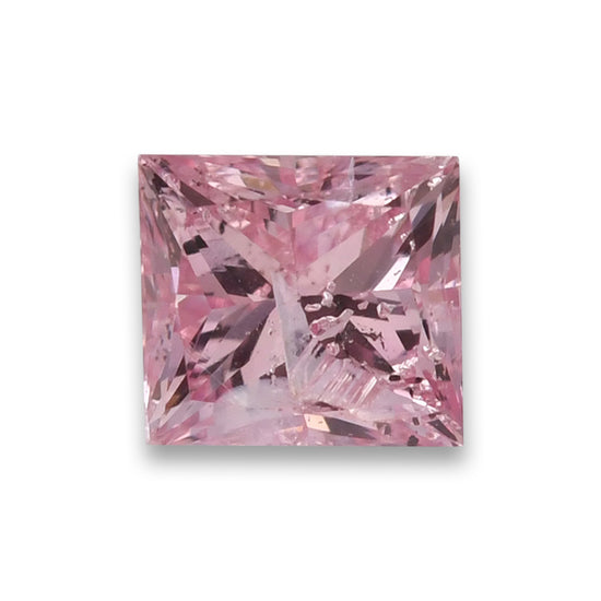 0,24 Karat Fancy Intense Pink Princess Diamant (SI1-I1) GIA