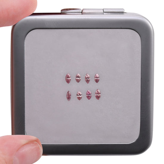 Diamanti Marquise Rosa Intenso Fantasia (SI) da 0,23 Carati