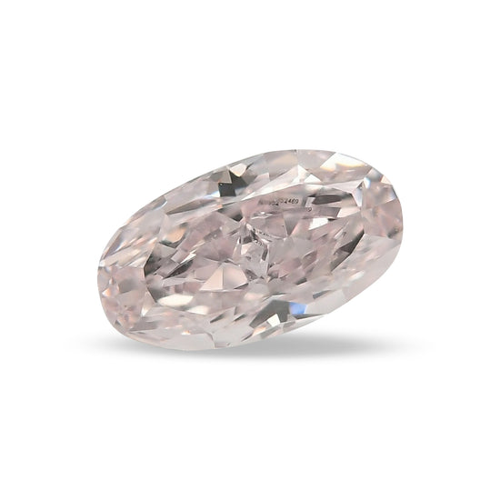 0.34 Carat Very Light Pink Oval Diamond VVS1 GIA
