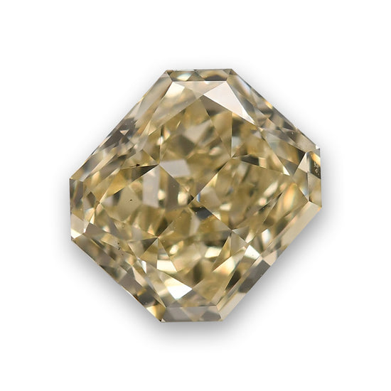 1.33 Carat Fancy Light Brownish Yellow Radiant Diamond VS2 GIA