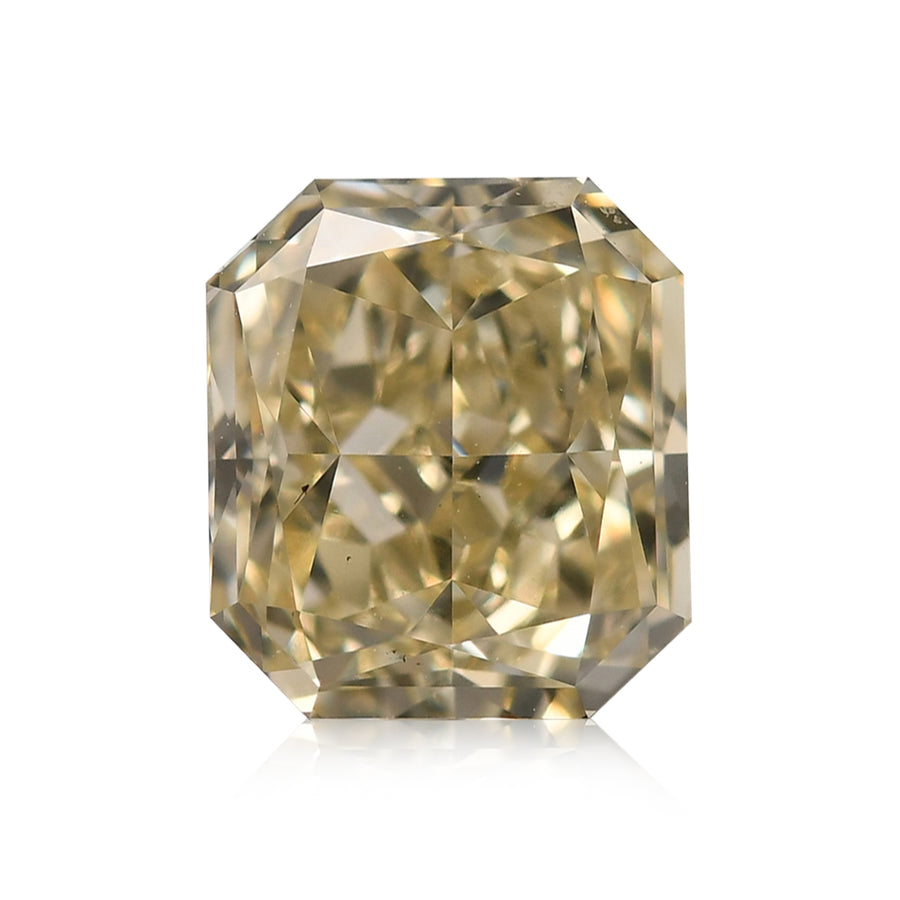 1.33 Carat Fancy Light Brownish Yellow Radiant Diamond VS2 GIA