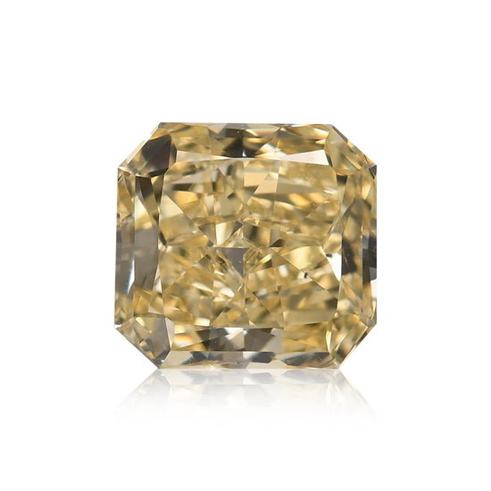 2.03 Carat Fancy Light Brownish Yellow Radiant Diamond VS2 GIA
