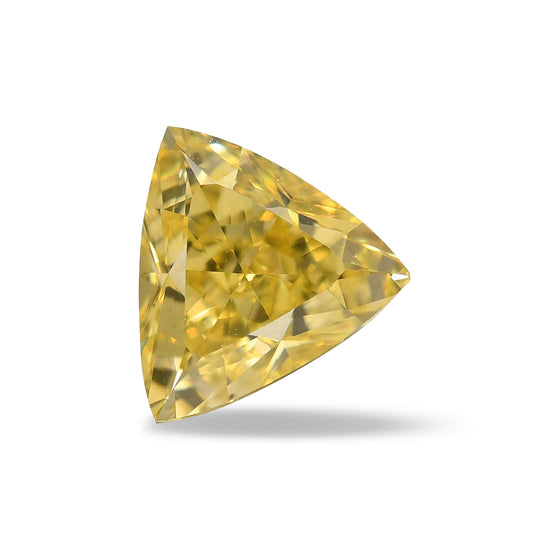 1.01 Carat Fancy Intense Yellow Trilliant Diamond VVS1 GIA