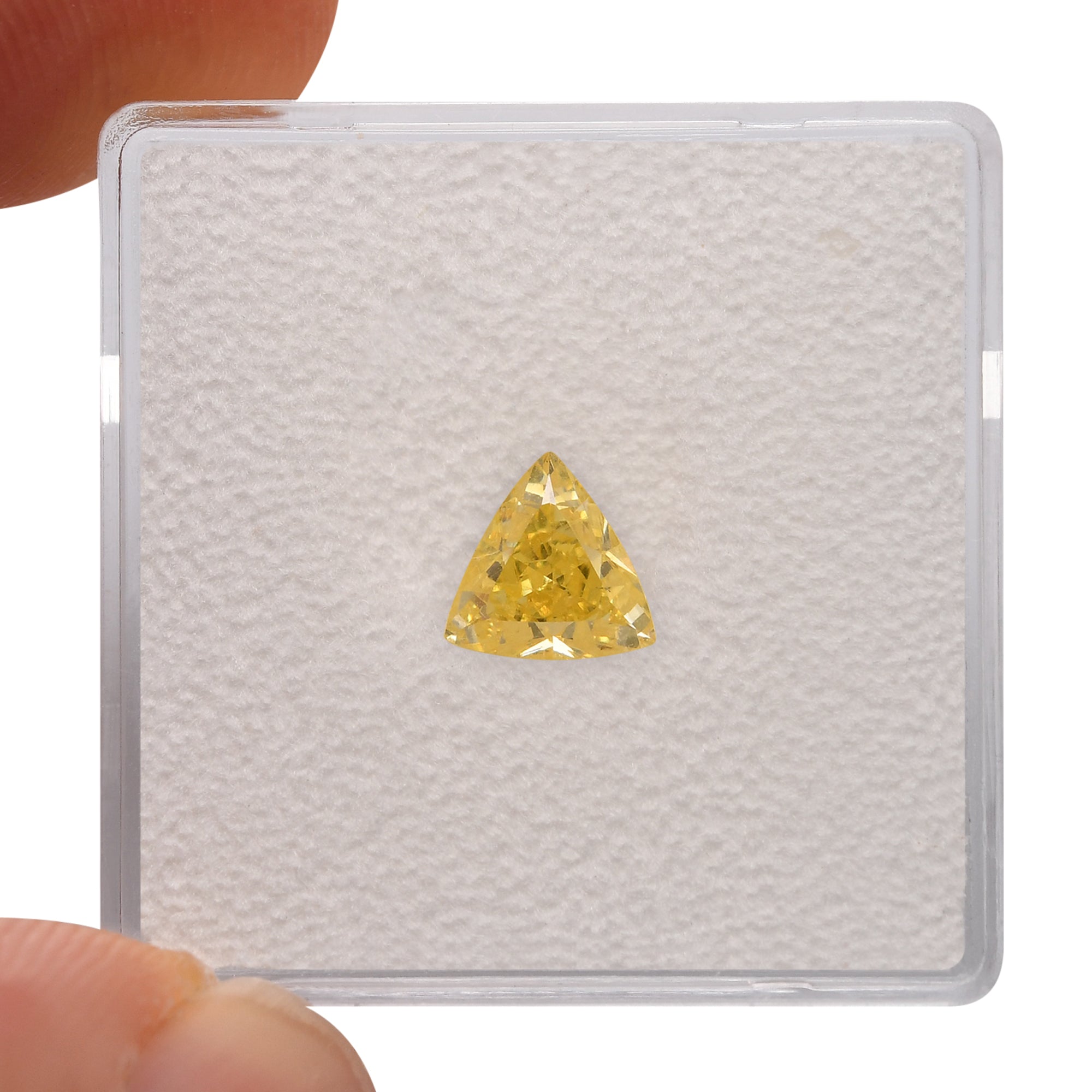 1.01 Carat Fancy Intense Yellow Trilliant Diamond VVS1 GIA | LEIBISH