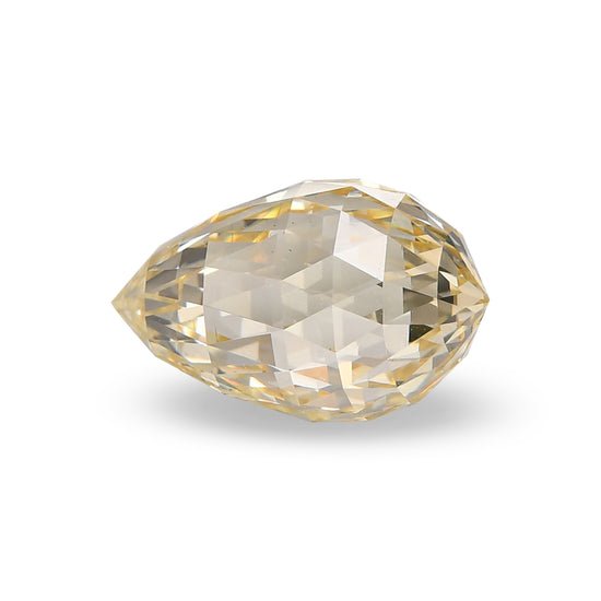 5.06 Carat Fancy Light Brownish Yellow Briolette Diamond SI1 GIA