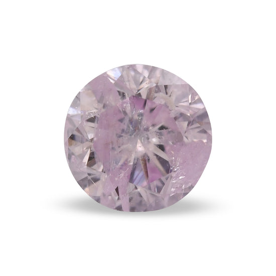 0.25 Carat Fancy Light Purplish Pink Round Brilliant Diamond (SI2) GIA