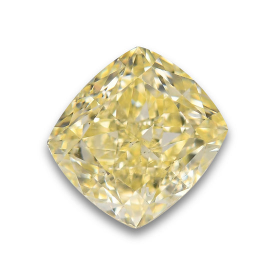 1,41 Karat Fancy Light Yellow Cushion Diamant SI1 GIA