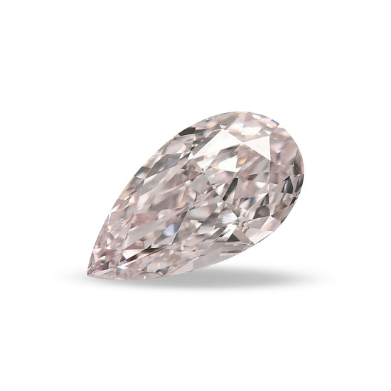 0.50 Carat Very Light Pink Pear Diamond SI1 GIA
