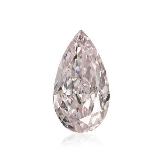 0,50 Karat sehr hellrosafarbener Tropfenschliff Diamant SI1 GIA