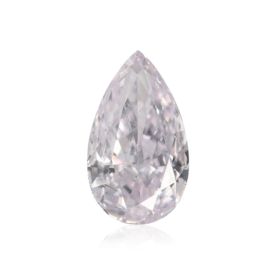 Diamante a pera rosa molto chiaro 0,72 carati SI1 GIA