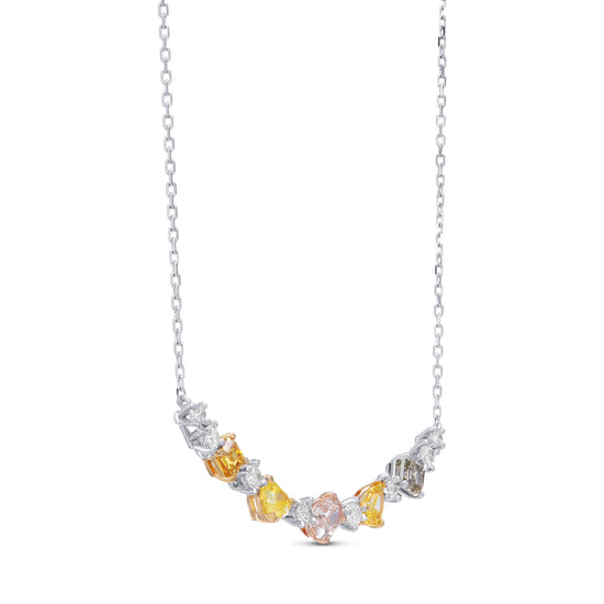 Multicolor Diamond Necklace