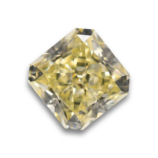 2.03 Carat Fancy Yellow Radiant Diamond VVS1 GIA
