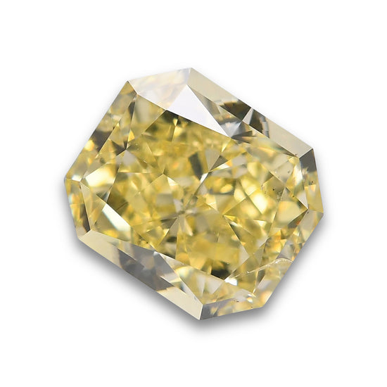 3.02 Carat Fancy Intense Yellow Radiant Diamond SI2 GIA