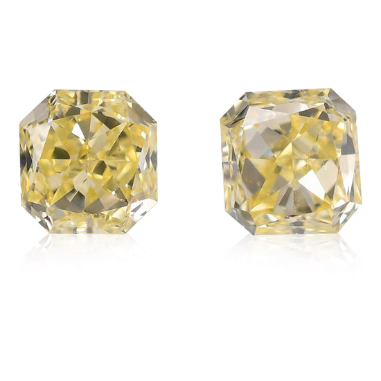 0,76 Karat Fancy Yellow Radiant Diamanten (VS2)