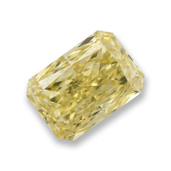 0.65 Carat Fancy Light Brownish Yellow Radiant Diamond VS1 GIA