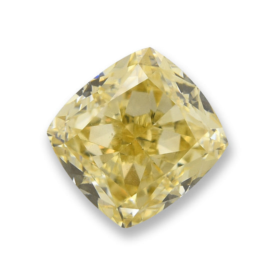 0.61 Carat Fancy Brownish Yellow Cushion Diamond VS1 GIA