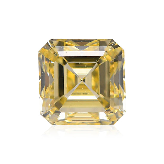 Diamante Asscher Fancy Yellow da 0,70 carati VS2 GIA