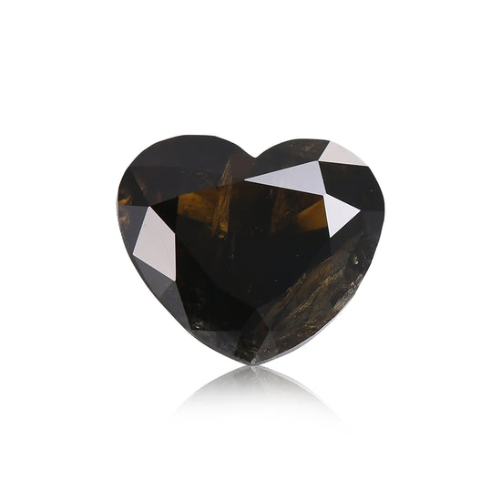 1,66 Karat Fancy Dark Brown Herz-Diamant GIA