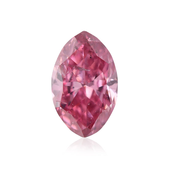0,13 Karat Fancy Deep Purplish Pink Marquise Diamant (I2) GIA