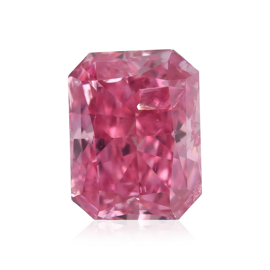 0,27 Karat Fancy Vivid Purplish Pink Radiant Argyle Diamant I2 GIA