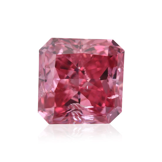 0,39 Karat Fancy Vivid Purplish Pink Radiant Argyle Diamant I2 GIA