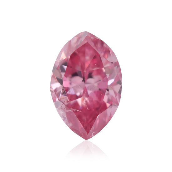 0,13 Karat Fancy Intense Purplish Pink Marquise-Diamant (I2) GIA
