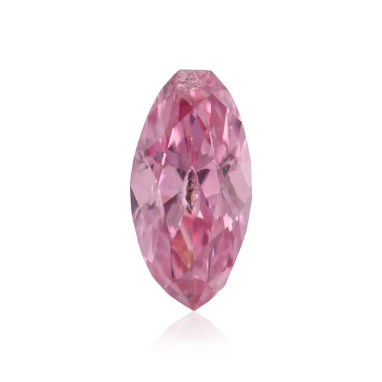 0,14 Karat Fancy Intense Purplish Pink Marquise Diamant (I2) GIA