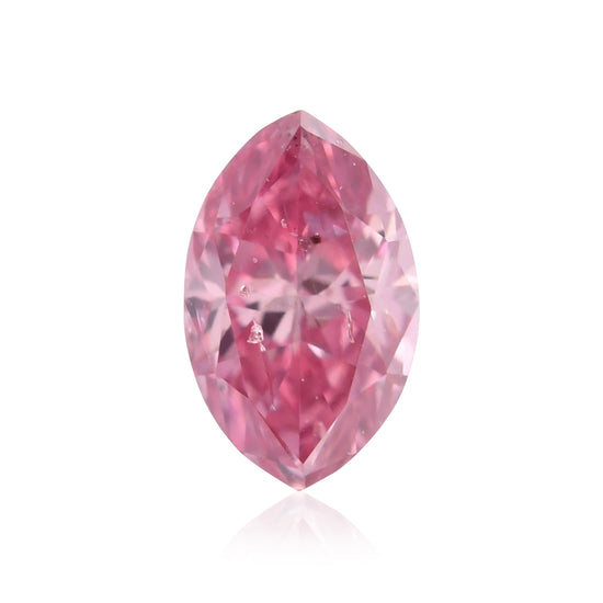0,15 Karat Fancy Intense Purplish Pink Marquise Diamant (I2) GIA